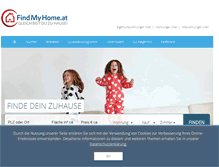 Tablet Screenshot of findmyhome.at